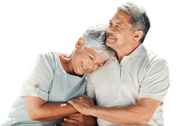 Grandfather with wife